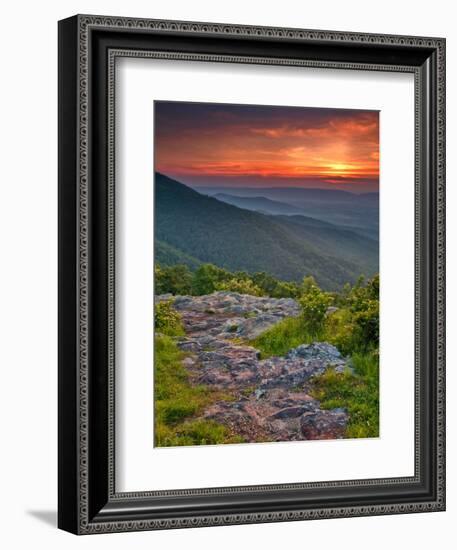 Franklin Cliff Overlook, Virginia, USA-Cathy & Gordon Illg-Framed Photographic Print