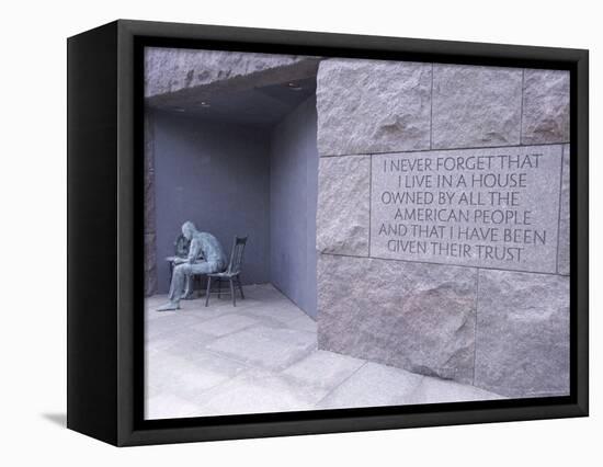 Franklin D. Roosevelt (F.D.R.) Memorial, Washington D.C., USA-Alison Wright-Framed Premier Image Canvas