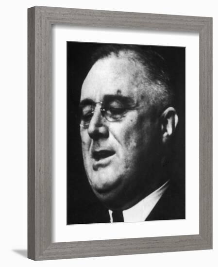 Franklin Delano Roosevelt 32nd President of the Usa-null-Framed Photographic Print