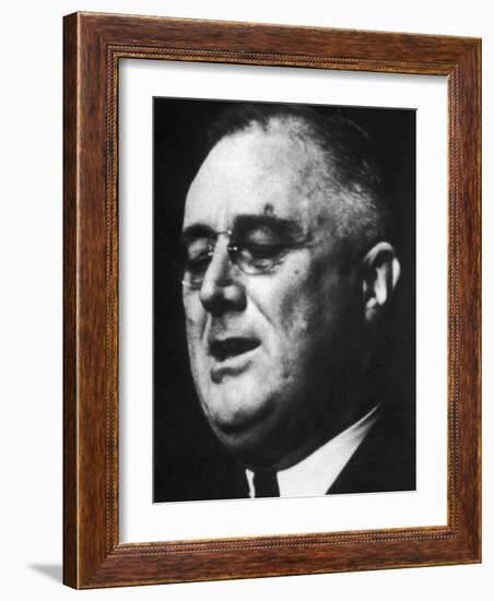 Franklin Delano Roosevelt 32nd President of the Usa-null-Framed Photographic Print