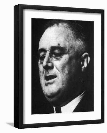 Franklin Delano Roosevelt 32nd President of the Usa-null-Framed Photographic Print