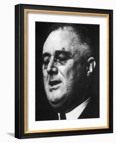 Franklin Delano Roosevelt 32nd President of the Usa-null-Framed Photographic Print