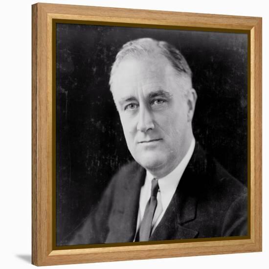 Franklin Delano Roosevelt, circa 1933-Elias Goldensky-Framed Stretched Canvas