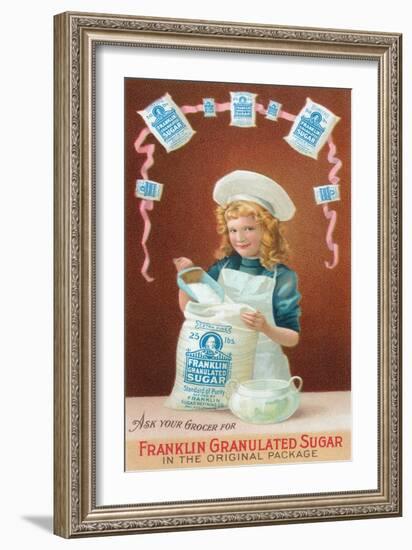 Franklin Granulated Sugar-null-Framed Art Print