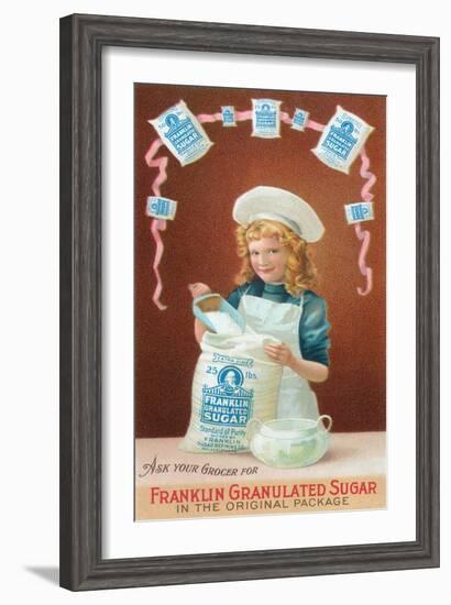 Franklin Granulated Sugar-null-Framed Art Print