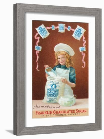 Franklin Granulated Sugar-null-Framed Art Print