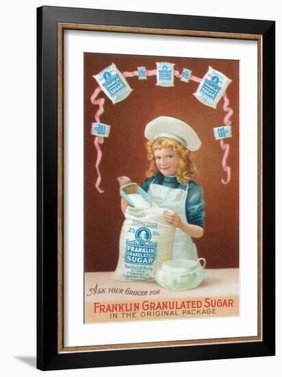 Franklin Granulated Sugar-null-Framed Art Print