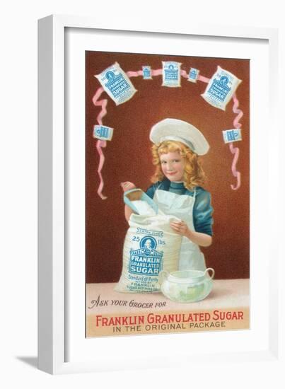 Franklin Granulated Sugar-null-Framed Art Print