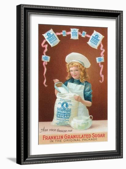 Franklin Granulated Sugar-null-Framed Art Print