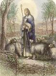 Jesus Depicted as the Good Shepherd-Franklin-Premier Image Canvas