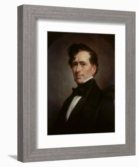 Franklin Pierce, (President 1853-57)-George Peter Alexander Healy-Framed Giclee Print