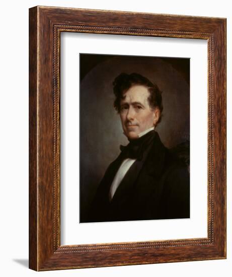 Franklin Pierce, (President 1853-57)-George Peter Alexander Healy-Framed Giclee Print