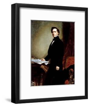 Franklin Pierce-George P.A. Healy-Framed Giclee Print