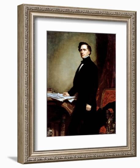 Franklin Pierce-George P.A. Healy-Framed Giclee Print