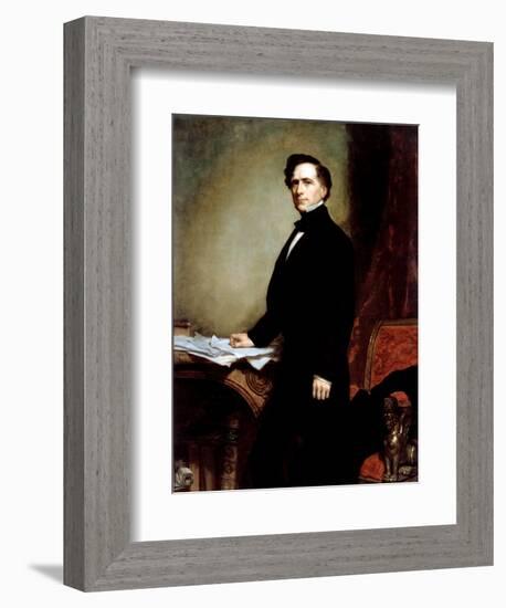 Franklin Pierce-George P.A. Healy-Framed Giclee Print