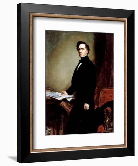 Franklin Pierce-George P.A. Healy-Framed Giclee Print