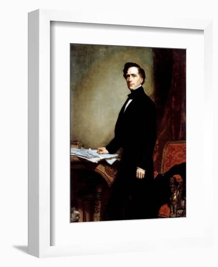 Franklin Pierce-George P.A. Healy-Framed Giclee Print