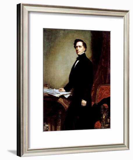 Franklin Pierce-George P.A. Healy-Framed Giclee Print