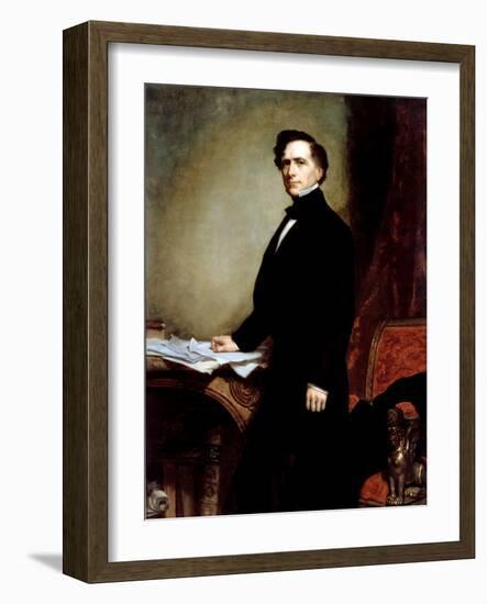 Franklin Pierce-George P.A. Healy-Framed Giclee Print