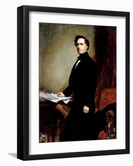 Franklin Pierce-George P.A. Healy-Framed Giclee Print