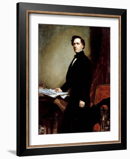 Franklin Pierce-George P.A. Healy-Framed Giclee Print