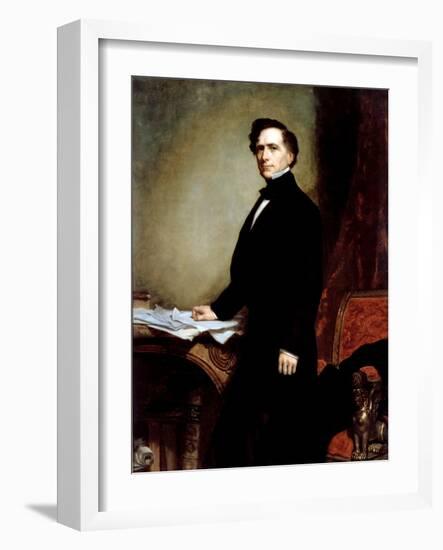 Franklin Pierce-George P.A. Healy-Framed Giclee Print