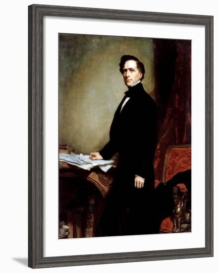 Franklin Pierce-George P.A. Healy-Framed Giclee Print