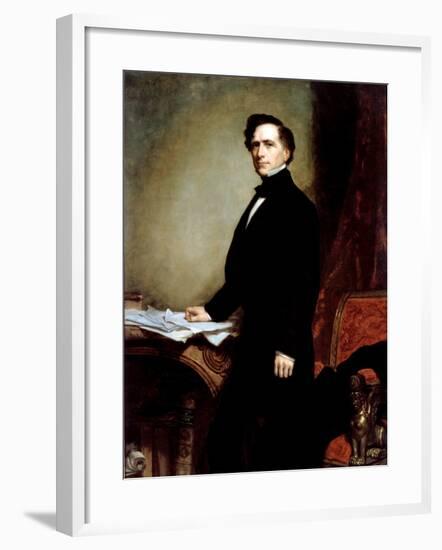 Franklin Pierce-George P.A. Healy-Framed Giclee Print