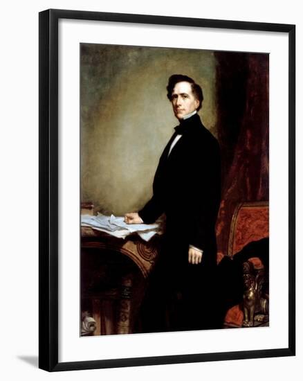 Franklin Pierce-George P.A. Healy-Framed Giclee Print