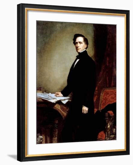 Franklin Pierce-George P.A. Healy-Framed Giclee Print