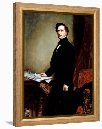 Franklin Pierce-George P.A. Healy-Framed Premier Image Canvas