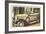 Franklin Roosevelt in Vintage Car, Warm Springs, Georgia-null-Framed Art Print