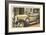 Franklin Roosevelt in Vintage Car, Warm Springs, Georgia-null-Framed Art Print