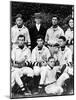 Franklin Roosevelt with His School Baseball Team in Groton, Massachusetts, 1898-null-Mounted Photo