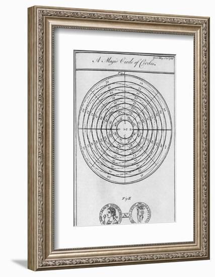 Franklin's Magic Circle of Circles-Middle Temple Library-Framed Photographic Print