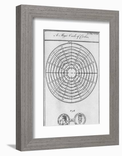 Franklin's Magic Circle of Circles-Middle Temple Library-Framed Photographic Print