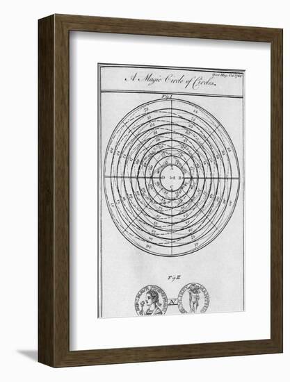 Franklin's Magic Circle of Circles-Middle Temple Library-Framed Photographic Print