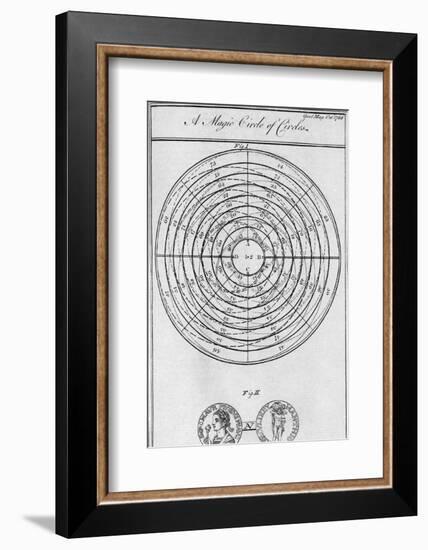 Franklin's Magic Circle of Circles-Middle Temple Library-Framed Photographic Print