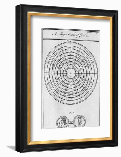 Franklin's Magic Circle of Circles-Middle Temple Library-Framed Photographic Print