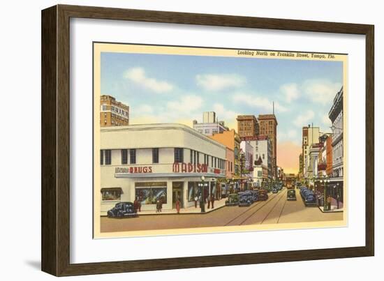 Franklin Street, Tampa, Florida-null-Framed Art Print