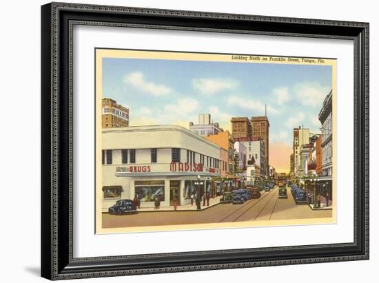 Franklin Street, Tampa, Florida-null-Framed Art Print