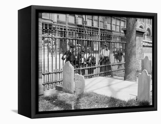 Franklins Tomb, Philadelphia, Pa.-null-Framed Stretched Canvas