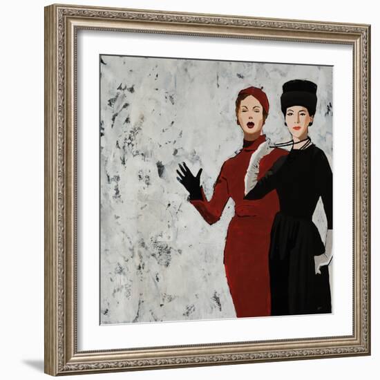 Franney and Zooey-Clayton Rabo-Framed Giclee Print