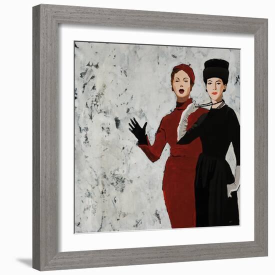 Franney and Zooey-Clayton Rabo-Framed Giclee Print