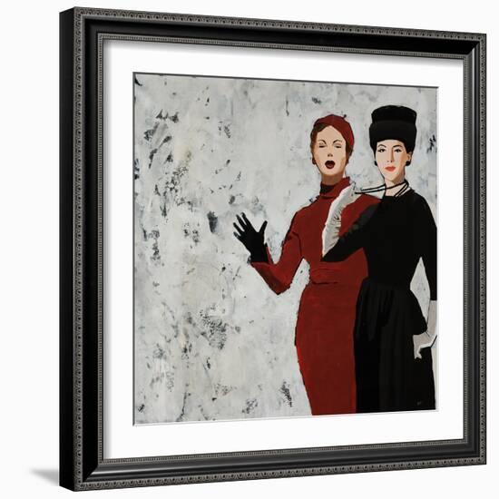 Franney and Zooey-Clayton Rabo-Framed Giclee Print