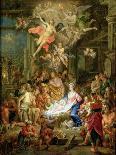 The Adoration of the Shepherds, 1741-Frans Christoph Janneck-Giclee Print