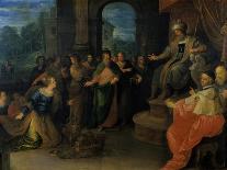 Damocles at the Table, before 1620-Frans Francken II-Giclee Print