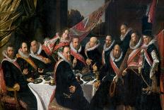Banquet of Officers of Civic Guard of St George at Haarlem-Frans Hals-Giclee Print