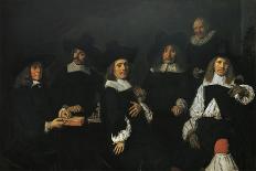 Banquet of Officers of Civic Guard of St George at Haarlem-Frans Hals-Giclee Print