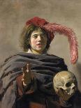 Young Man Holding a Skull (Vanita), 1627-Frans I Hals-Premier Image Canvas